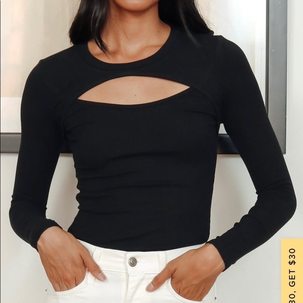 Lulu’s Flirty Little Secret Cut Out Top